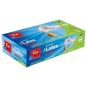 Fun Disposable Gloves Large 100 Pieces