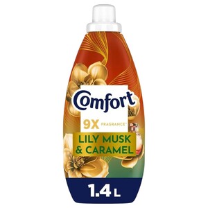 Comfort Concentrate Fabric Softener Lily Musk & Caramel 1.4L