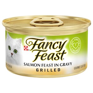 Fancy Feast Gravy Wet Cat Food Grilled Salmon 85G