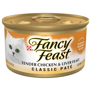 Fancy Feast Wet Cat Food Classic Tender Liver & Chicken Feast 85G
