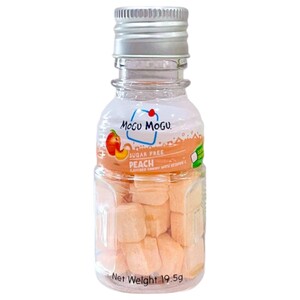Mogu Mogu Candy Peach Sugar Free 19.5G