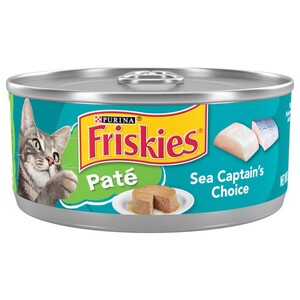 Friskies Pate Wet Cat Food Sea Captain's Choice 156G