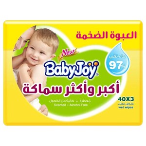Baby Joy Wet Wipes Sensitive Skin 120 Pieces