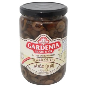 Gardenia Black Olives Sliced 600G