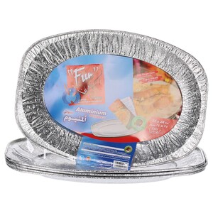 Fun Aluminum Tray Small 21Mm 5 Pieces