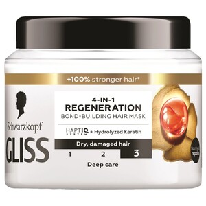 Schwarzkopf Gliss Hair Mask 4-In-1 Bond-Building 400Ml