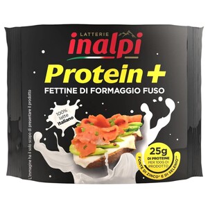 Inalpi Protein + Fettine Di Formaggio Fuso Cheese Slices 140G