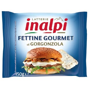 Inalpi Fettini Gourmet Gorgonzola Cheese Slices 150G