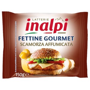 Inalpi Fettine Gourmet Scamorza Affumicata Cheese Slices 150G