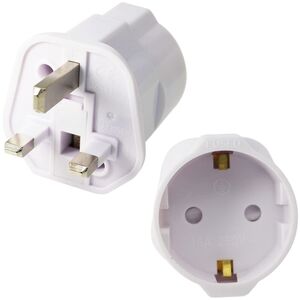 Fixon 13A Fused Eu To Uk Plug Adapter