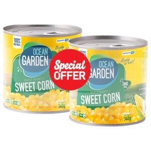 Ocean Garden Sweet Corn 340G X 2 Special Offer
