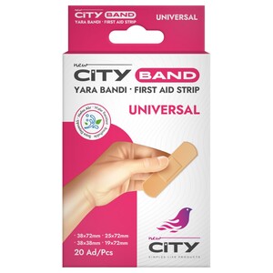 New City First Aid Strips Universal 20 Pieces