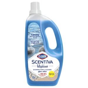 Clorox Scentiva Disinfectant Floor Cleaner Red Sea Breeze 1.5L