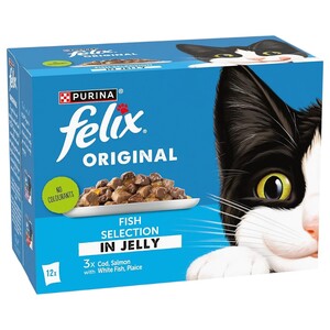 Felix Pouch Fish In Jelly 12 Pieces 85G