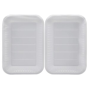 Fun White Plastic Tray No.2 1Kg
