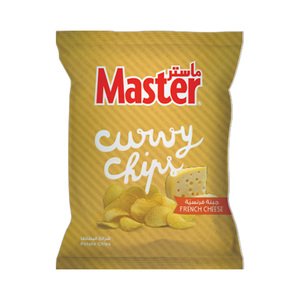 Master Chips Curvy French Cheese 165G