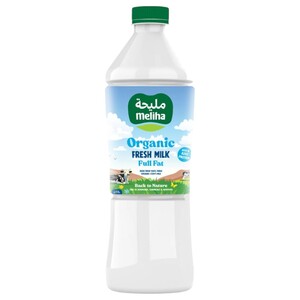 Meliha Fresh Milk Full Fat Organic 1L