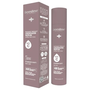 Beesline Radiant Bright Underarm Serum Powder Soft 150Ml