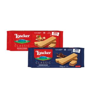 Loacker Wafers Assorted 175 Gr X 2