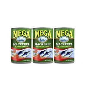 Mega Mackerel In Tomato Sauce 155 Gr × 3