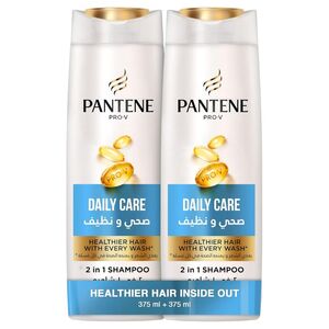 Pantene Pro-V Daily Care Shampoo, 375 Ml Pack Of 2