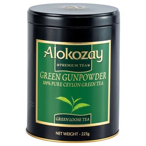 Alokozay Green Tea Leaf Loose Tin 225G