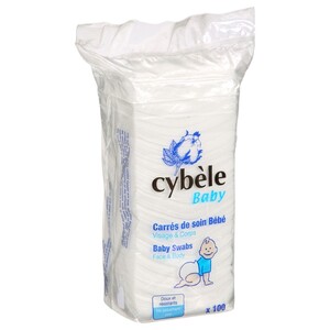 Cybele Baby Swabs Face & Body 100 Pieces