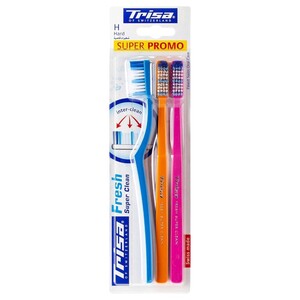 Trisa Toothbrush Hard 2 + 1 Free