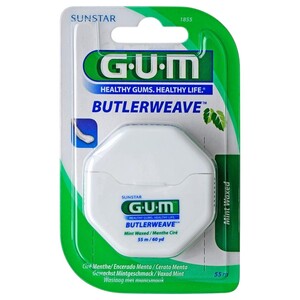 G.U.M Butlerweave Floss Mint Waxed 55M