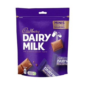 Cadbury Chocolate Plain Minis 156G 12Pcs