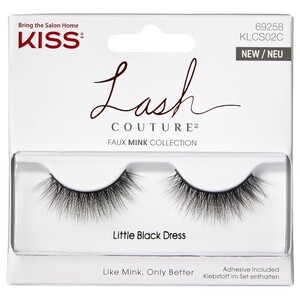 Kiss Eye Lashes Couture Black Dress