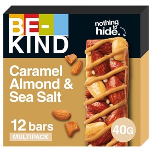 Be-Kind Bar Caramel Almond & Sea Salt 40G X12