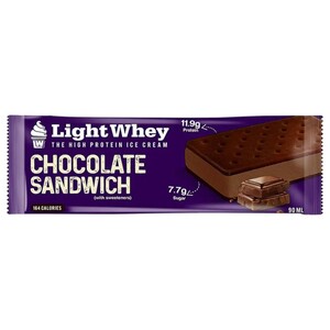 Light Whey High Protein Ice Cream Sandwich Chocolate 90Ml