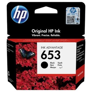 Hp Ink Cartridge 653 Black