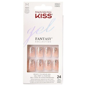 Kiss Nails Gel Fantasy Collection Kgn01 24 Pieces