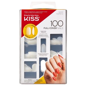 Kiss Nails Full Cover Med 100Ps13