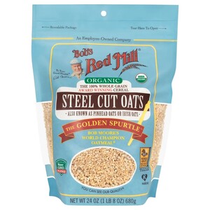 Bob's Red Mill Wholegrain Steel Cut Oats Organic 680G