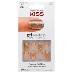 Kiss Nails Gel 24 Pieces Kgn02