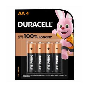 Duracell Battery Aa 1.5V Alkaline 3+1 Free