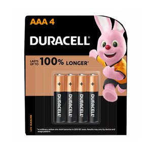 Duracell Battery Aaa 1.5V Alkaline 3+1 Free