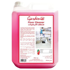 Gardenia Floor Cleaner & Disinfectant Liquid Intense Rose 5L