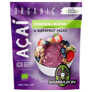 Sambazon Original Bend Acai Fruit Blend Organic 400G