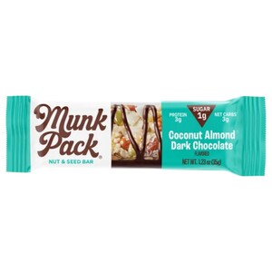 Munk Pack Nut & Seed Bar Coconut Almond Dark Chocolate 35G