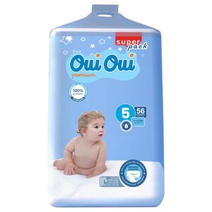 Oui Oui Baby Diapers N.5 12-25Kg 56 Pieces