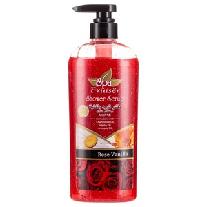Spa Fruiser Shower Scrub Rose Vanilla 730Ml