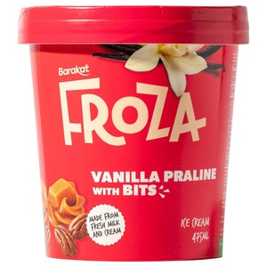 Barakat Froza Ice Cream Vanilla Praline With Bits 475Ml