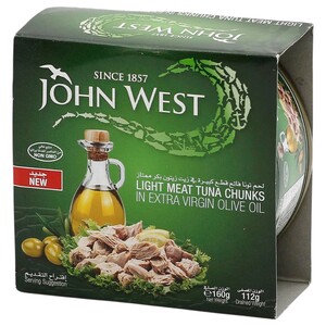 John West Light Meat Tuna Extra Virgin Olive Oil 160G