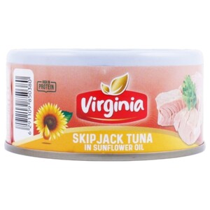 Virginia Skipjack Tuna In Sunflower Oil 170G