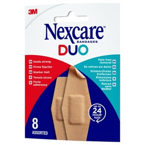 3M Nexcare Bandage Duo Assorted 8 Pieces