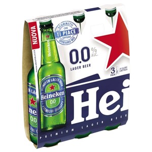 Heineken 0.0% Alcohol Bottle 330Ml X3